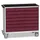 gereedschapswagen 965x1050x600mm antislipblad 7 laden RAL7035+RAL3004