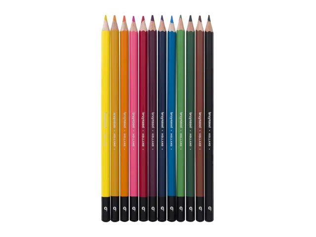 Kleurpotlood Bruynzeel blik à 12 kleuren