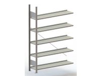 Inhaakstelling Aanbouwveld Verzinkt 1850x1006x336mm 5legborden 80kg