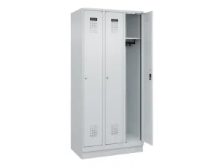 locker,HxBxD 1950x900x500mm,3vak,vak B 300mm,cil.-slot,sokkel - 2