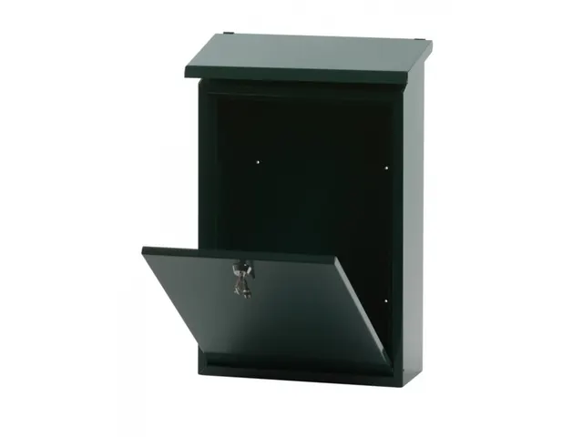 Wandbrievenbus Groen 40cm Staal