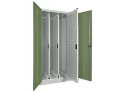 verticale kast cil.slot 1950x1000x600mm RAL7035 front RAL6011