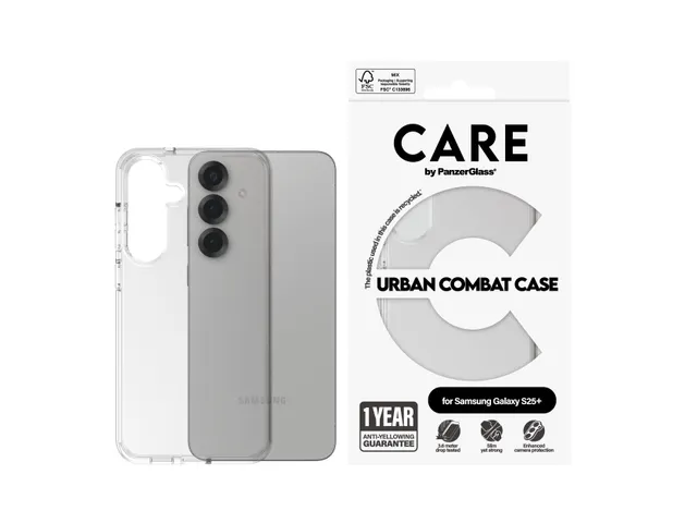 PanzerGlass CARE by Urban Combat Case Transparent Samsung Galaxy