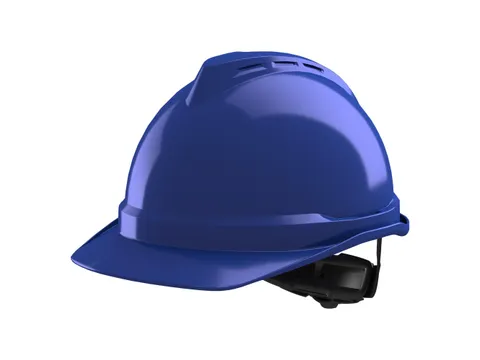 MSA V-Gard 500 G452 veiligheidshelm, ABS, met ventilatie, blauw, per s