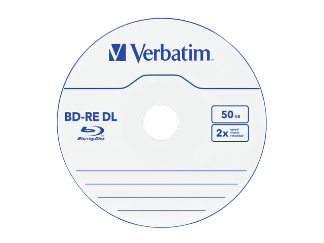 Blue Ray BD-RE DL 50GB RW 2x 5 Stuks