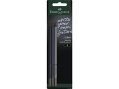 Crayon graphite Faber-Castell 3 pièces Urban stone grey, navy blue et