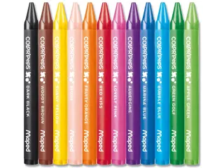 Waskrijt Maped Color'Peps Wax set á 12 kleuren - 3