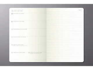 Weekagenda Conceptum A5 2027 (NL/FR/EN/DU) zwart Softcover - 3
