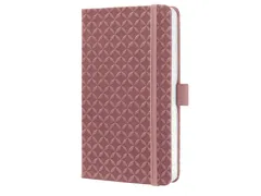 Notitieboek Jolie Flair A6 dusty red gelinieerd hardcover