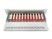CAT 6A patchpaneel afgeschermd 12-poorts 1U 10'' rackmontage grijs