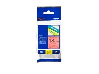 Labeltape Brother P-touch TZe-441 standaard 18mm zwart op rood - 4