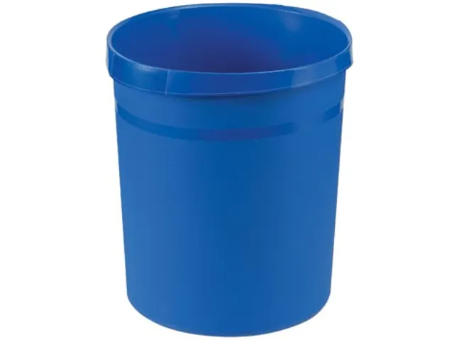 Papierbak Blauw 18 Liter Han
