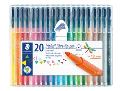 Kleurstift Staedtler 323 Triplus color à 20 kleuren