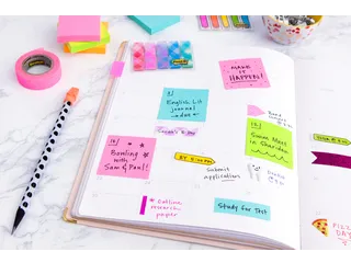 Memoblok 3M Post-it 655 76X127mm Roze - 8