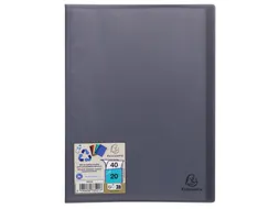 Porte-vues Opak recyclé A4 40V noir