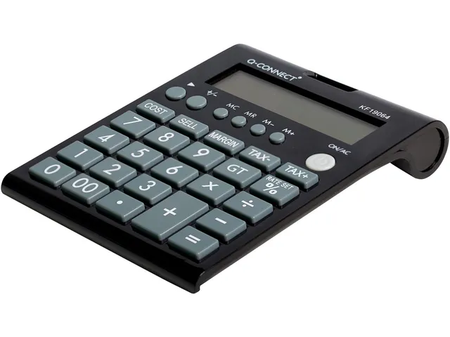 Q-CONNECT bureaurekenmachine KF19064 12 cijfers Zwart