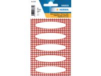 Etiket Herma 3639 Keuken etiketten Ruit Rood 4 vel