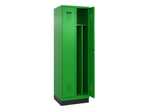 locker voor scheiding van kleding,HxBxD 1950x600x500mm,2vak
