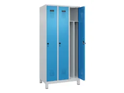 locker voor scheiding van kleding,HxBxD 1950x900x500mm,3vak