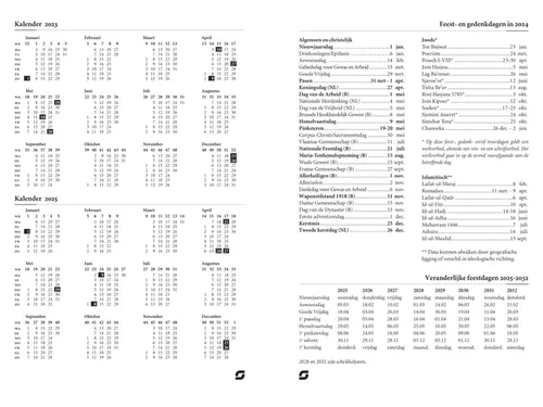 Agendavulling 2027 Succes Executive A5 7dagen/2pagina's