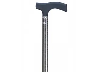 Wandelstok Able2 carbon soft recht handvat zwart - 4