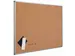 Smit Visual prikbord 90x120cm perskurk Softline profiel 16mm bruin