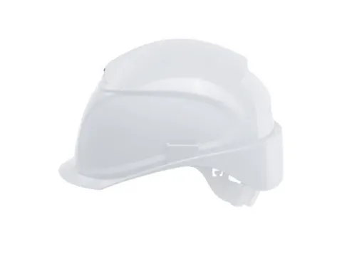 Uvex Airwing B-S veiligheidshelm, HDPE, korte klep, wit, per stuk geve