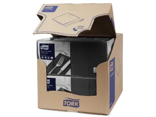 Tork 477881 Soft Lunchservet zwart 3-laags - 2
