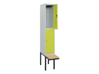 Dubbeldekse dekenkist,HxBxD 1950x300x815mm,1x2vak.,vak B 300mm - 2