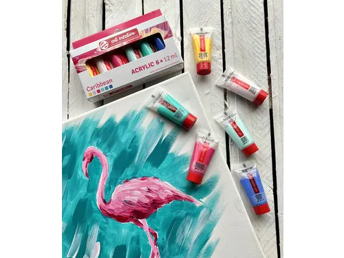 Acrylverf Talens Art Creation Caribbean assorti 6 tubes à 12ml
