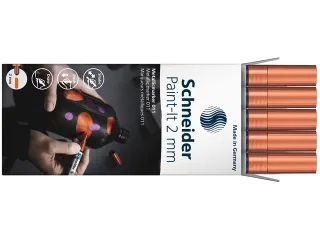 Metallic marker Schneider Paint-It 011 2mm koper metallic - 6