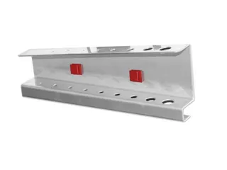 Abax-Zeskanthouder Geperforeerde Platen B 200mm D 1-11mm Aluminium - 1
