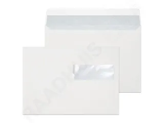 Envelop Raadhuis 162x229 C5 VR dienst plakstrip wit 80gr 25 stuks - 1