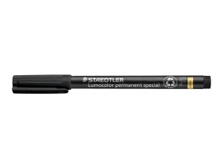Viltstift Staedtler Lumocolor permanent special 319 F Zwart 0.6mm - 3