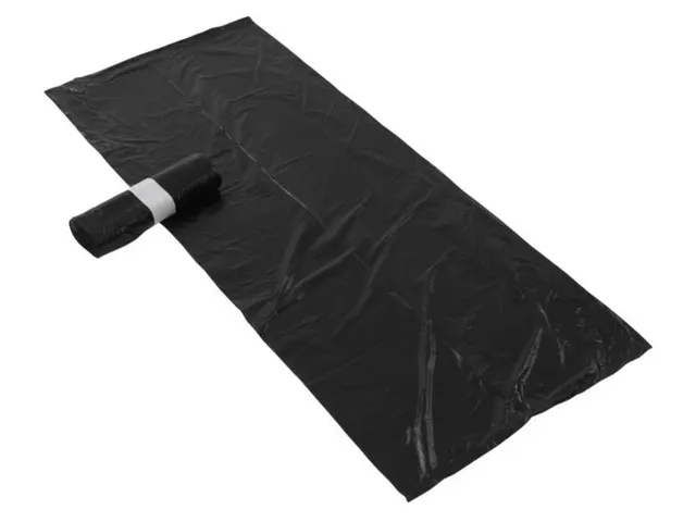 Afvalzak Powersterko Recy 65_ 25x14 0cm Zwart T70 ds 10x10st