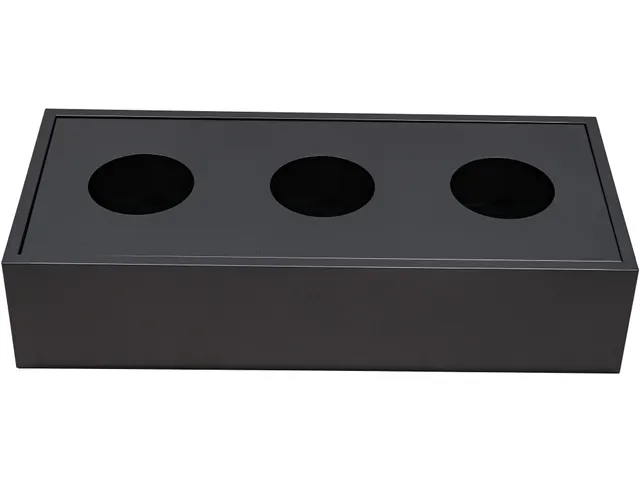 Plantenbak tbv schuifdeurkast Zwart RAL9005