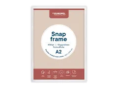 Kliklijst Europel A2 25mm mat wit