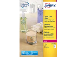 Crystal clear etiketten | L7784-25