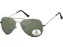 Zonnebril Montana met groen G15 gepolariseerd glas staalkleurig