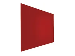 Prikbord Paneel Float Bulletin 60x90cm Rood frameloos