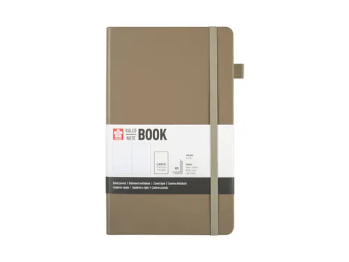 Notitieboek Sakura hard cover large lijn sintel 130x210mm