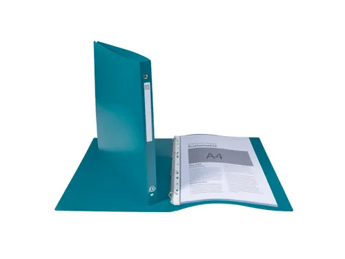 Ringmap m/label PP O PAK A4 4R 15mm groen
