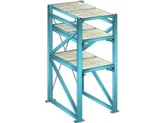 uittrekstelling voor zware lasten,HxBxD 2000x890x1260mm,vaklast 800kg