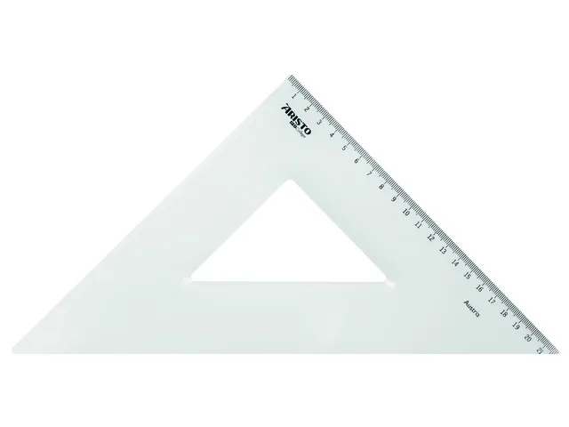 Driehoekset Aristo 30cm GEOCollege 45 en 60 graden