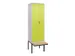 locker voor scheiding van kleding,HxBxD 2120x600x815mm,2vak
