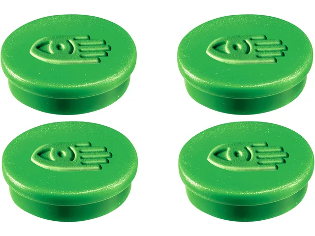 Magneet Legamaster 30mm 850gr groen 4 stuks