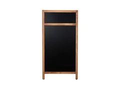 Europel Krijtstoepbord met Topbord 660 x 1280 mm DELUX Natural