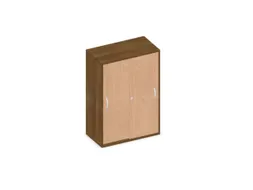 Schuifdeurkast 1150x800x430mm Romp Noten Decor Front Beuken