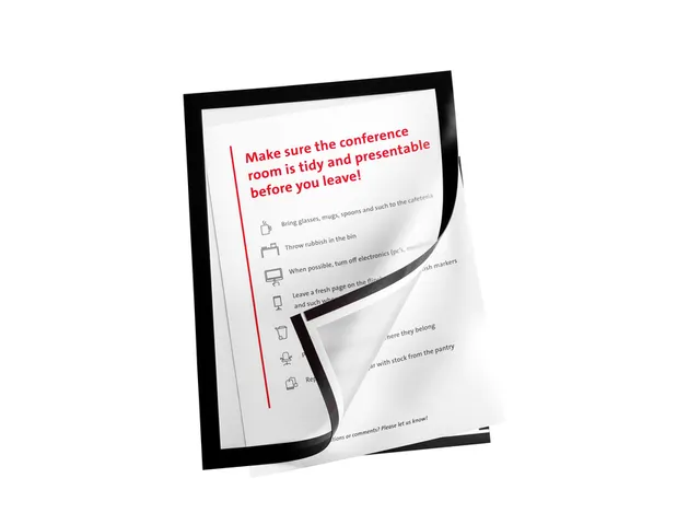 Frame Quantore A4 zelfklevend zwart