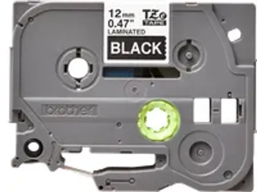 OUTLET Brother TZe-335 wit op zwart labeltape – breedte 12 mm